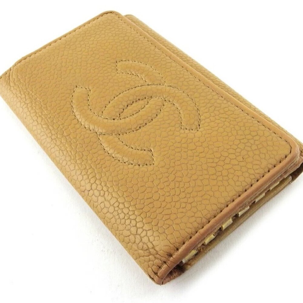 CHANEL Key holder Beige gold Women Authentic secondhand